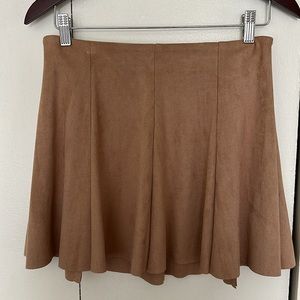 Barney’s Faux Suede Skirt